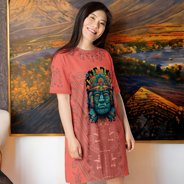 Mystical Olmec Dress from Cosmovisions, a spiritual journey in fashion